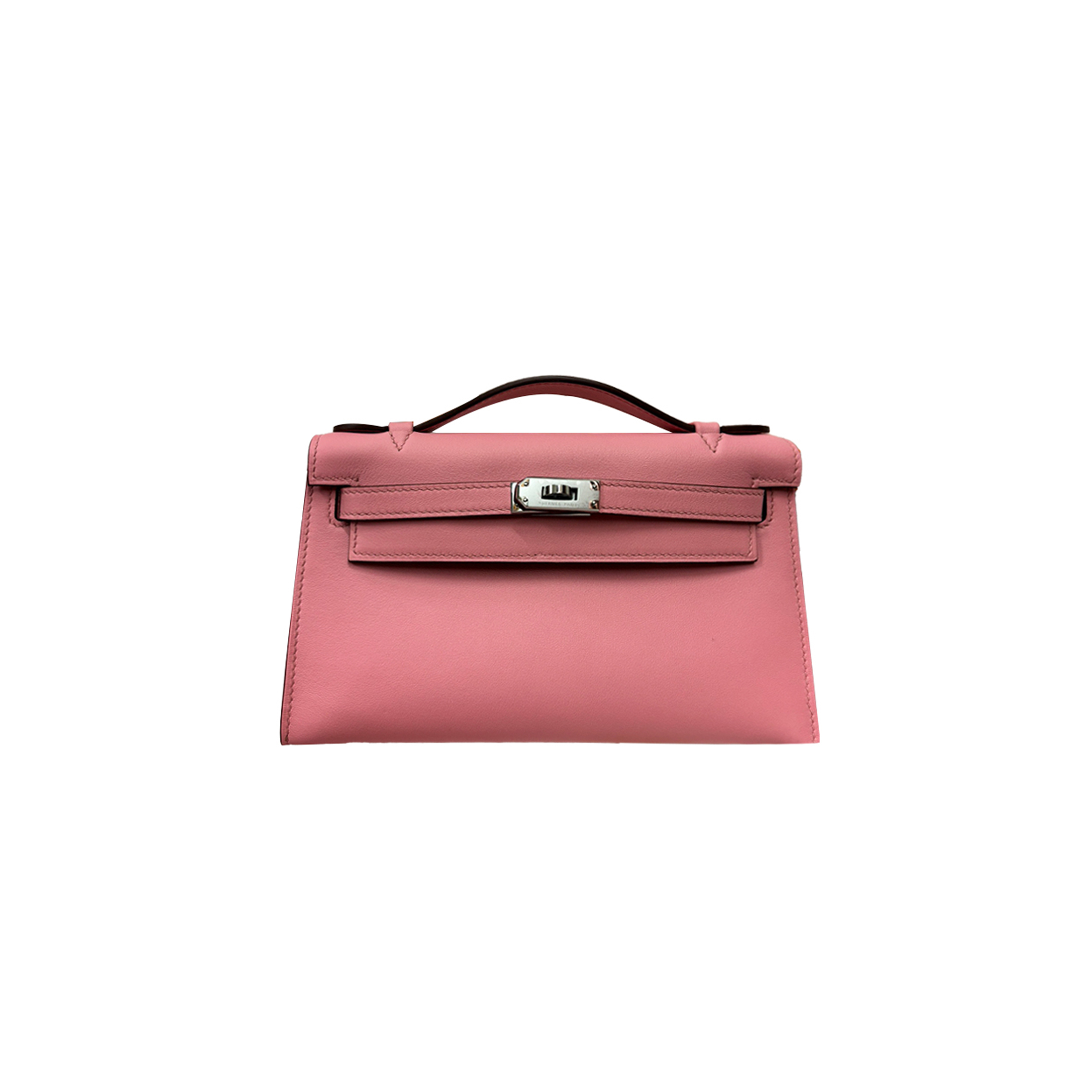 HERMÈS MASTER MINI KELLY SWIFT SILVER BUCKLE K4 SUMMER PINK (22*14*7cm) 